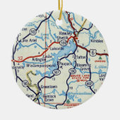 ヴァレンポーパック湖 セラミックオーナメント (正面)