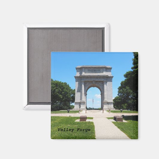 ヴァレーフォージのアーチ記念碑 マグネット (正面/裏面)