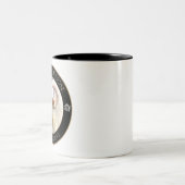 ヴァレー州Blacknoseのヒツジの社会のロゴ ツートーンマグカップ (中央)