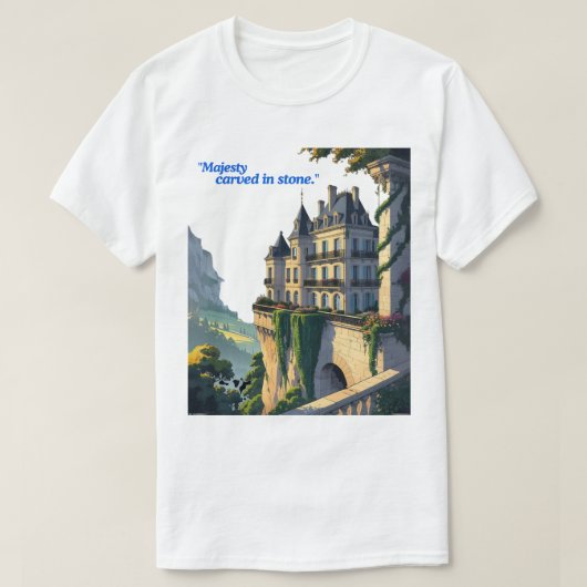 ヴァレー・オーバールック – 丘の上のシャトー Tシャツ (デザイン正面)