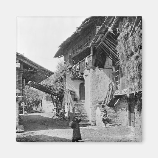 ヴァレ村、20世紀初頭 マグネット (正面)