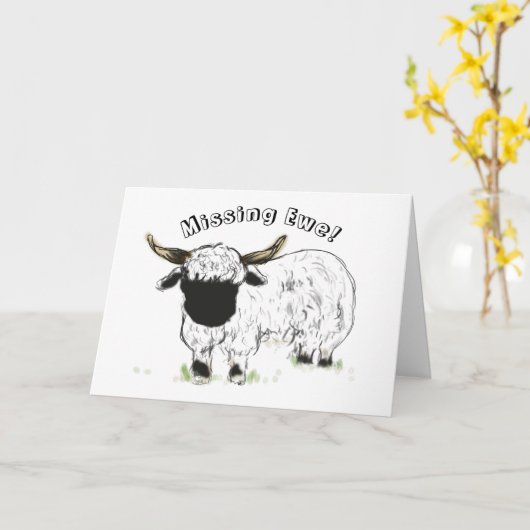 ヴァレ黒い羊 – 恋しく思のエウ! カード (黄色い花)