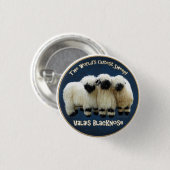 ヴァレ・ブラククノス世界一かわいい羊! 缶バッジ (正面&裏面)