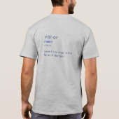 ヴァロアフォネティックTシャツ メンズ Tシャツ (裏面)