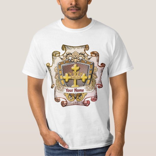 ヴァロール家の紋章 姓 Tシャツ (正面)
