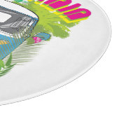 ヴァンをサーフするカリフォルニア カッティングボード (角)