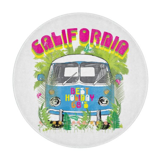 ヴァンをサーフするカリフォルニア カッティングボード (正面)