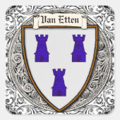 ヴァンエトテンファミリーアームズ スクエアシール (正面)