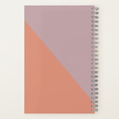 ヴァンキッシュピンクおもしろいと珊瑚に対する敵モダン ノートブック (裏面)