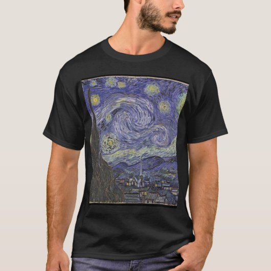 ヴァンゴグ星空の夜 Tシャツ (正面)
