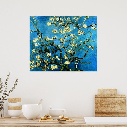 ヴァンゴッアーモンドの木の花のポスター ポスター (キッチン)