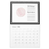 ヴァンゴッズカラベラスカル喫煙たばこ カレンダー (1月 2026)