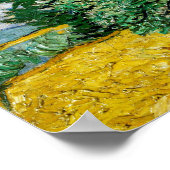 ヴァンゴッペインティングアートヴィンテージ小麦フィールドサイプレス ポスター (角)