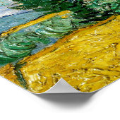 ヴァンゴッペインティングアートヴィンテージ小麦フィールドサイプレス ポスター (角)