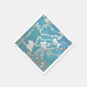 ヴァンゴッペインティングアーモンドブロッサム スタンダードカクテルナプキン (角)