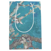 ヴァンゴッペインティングアーモンドブロッサム ミディアムペーパーバッグ (正面)