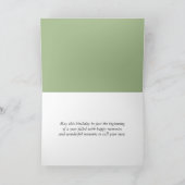 ヴァンゴッペインティング誕生日 カード (内部)