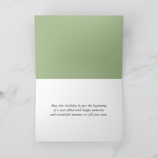 ヴァンゴッペインティング誕生日 カード (内部)