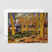 ヴァンゴッペインティング、飛行機ツリー通り ポストカード (正面/裏面)