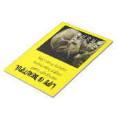 ヴァンゴッホで燃える骸骨 |ハロウィーン ノートパッド (アングル)