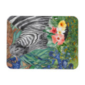 ヴァンゴッホのアイリスとゼブラファンシーー マグネット (横)