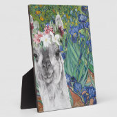 ヴァンゴッホのアイリスとラファンシーマ フォトプラーク (側面)