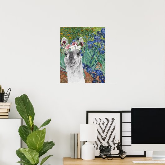 ヴァンゴッホのアイリスとラファンシーマ ポスター (ホームオフィス)