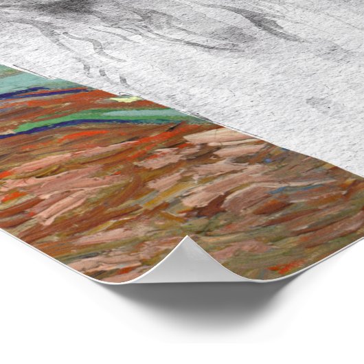 ヴァンゴッホのアイリスとラファンシーマ ポスター (角)