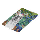 ヴァンゴッホのアイリスとラファンシーマ マグネット (左側)