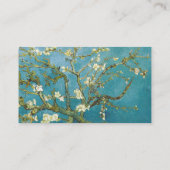 ヴァンゴッホのアーモンドの花クラシック咲き印象派 名刺 (裏面)