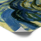 ヴァンゴッホのオリーブの木とアルピレス ポスター (角)