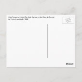 ヴァンゴッホのカフェテラスアットナイト ポストカード (裏面)