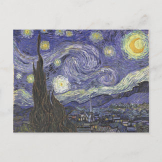 ヴァンゴッホのスターリーナイトクラシック絵画ズ ポストカード