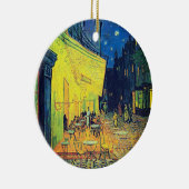ヴァンゴッホのタイムレスチャーム – カフェテラスat Night セラミックオーナメント (右)