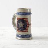 ヴァンゴッホのボニーブルー国旗 ビールジョッキ (正面左)