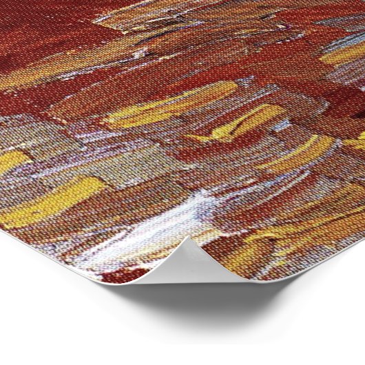 ヴァンゴッホの三つのひまわり花瓶 ポスター (角)