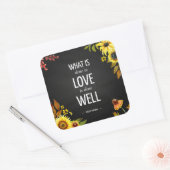 ヴァンゴッホの愛インスパイア引用文シール スクエアシール (封筒)