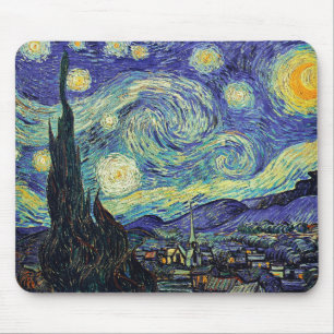 ヴァンゴッホの星空の夜 マウスパッド