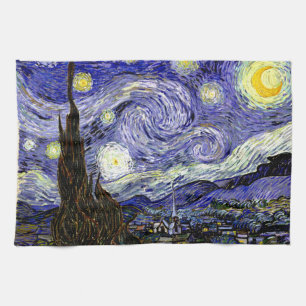 ヴァンゴッホの星空の夜, 1889 キッチンタオル