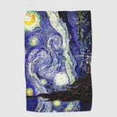 ヴァンゴッホの星空の夜， 1889 ゴルフタオル (正面)