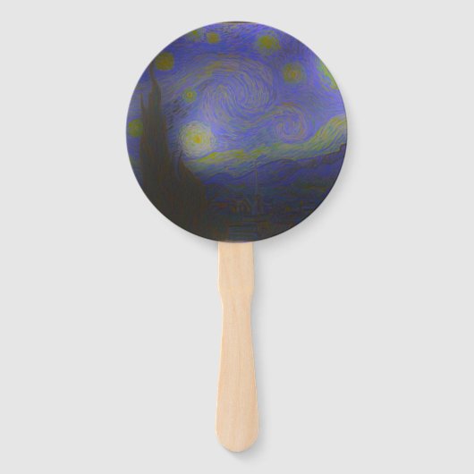 ヴァンゴッホの星空の夜, 1889 ハンドファン (裏面)