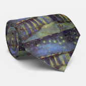 ヴァンゴッホの星絵画の夜 ネクタイ (ロール)