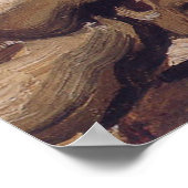 ヴァンゴッホの燃える煙草のスケルトン ポスター (角)