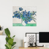 ヴァンゴッホの虹彩画(1890年) ポスター (ホームオフィス)