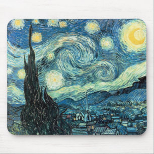 ヴァンゴッホの「星空の夜」マウスパッド マウスパッド