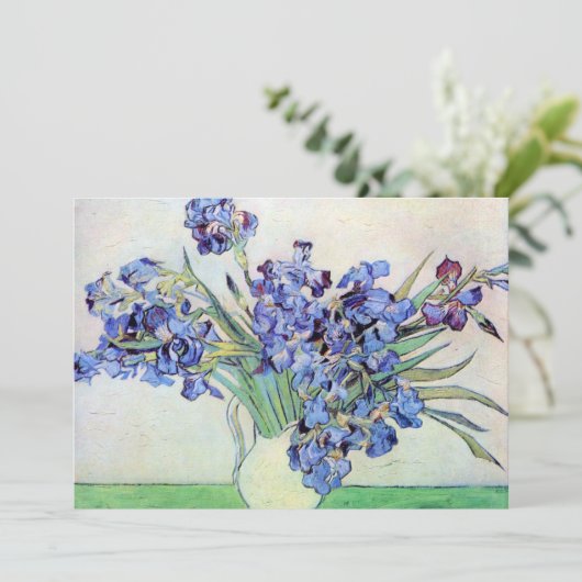 ヴァンゴッホはまだ生き生きとし結婚た虹彩 招待状 (スタンド正面)