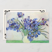 ヴァンゴッホはまだ生き生きとし結婚た虹彩 招待状 (正面/裏面)