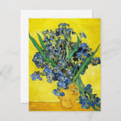 ヴァンゴッホアイリス招待状 招待状 (正面/裏面)