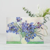 ヴァンゴッホアイリス結婚式招待状 招待状 (スタンド正面)