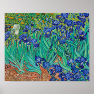 ヴァンゴッホアイリス絵画ズの ポスター